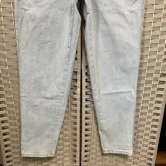 VTG Marithe Francois Girbaud HIGH RISE JEANS Size 13/14 29” Light Wash Tapered - Picture 4 of 11